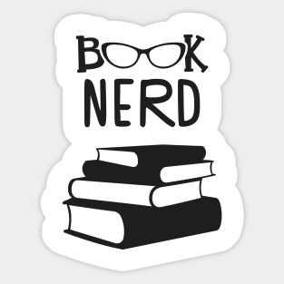 book nerd Sticker